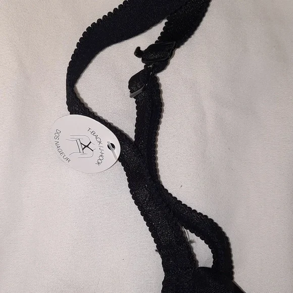 Chantelle underwire unlined black bra, 32G, NWT! - Picture 5 of 6